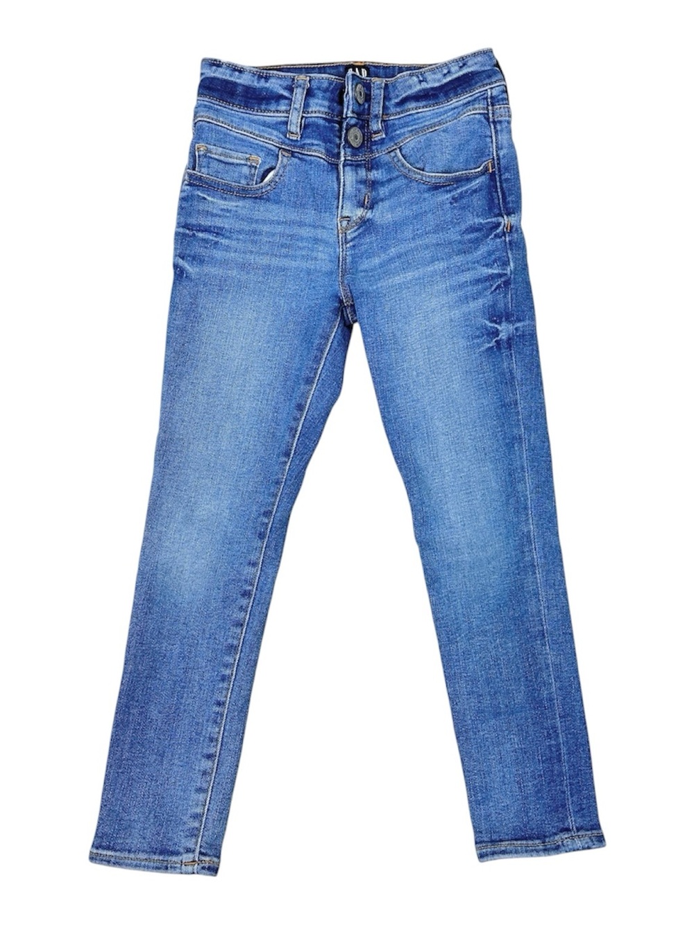 GAP Kids Girls Regular Stretch High Rise Ankle Jeggjng Jeans